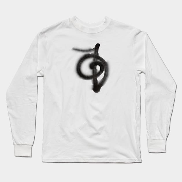 Choku Rei Reiki Symbol Long Sleeve T-Shirt by drumweaver